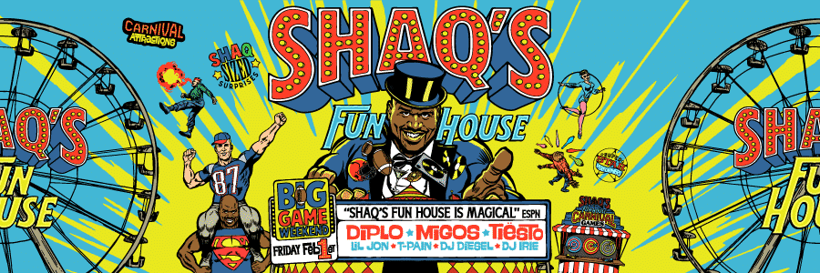 Shaq's Fun House might be the most over-the-top Atlanta Super Bowl