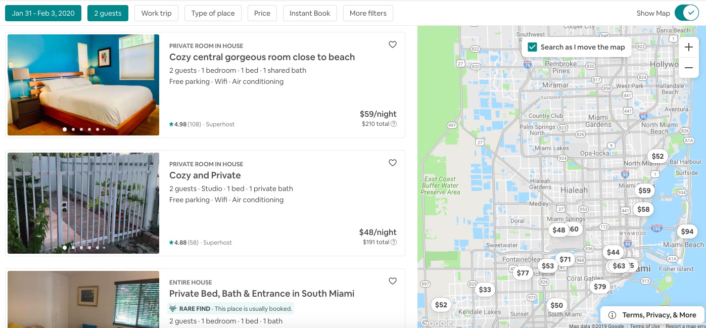 Miami Airbnb Options for Super Bowl & Availability Fan Hospitality